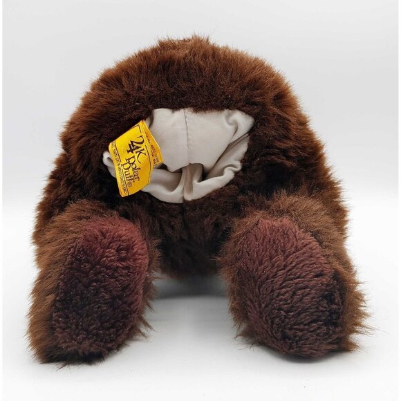 24K Polar Puff Hubie Teddy Bear Full Body Hand Puppet Plush #4676 Vintage 1985 - Picture 4 of 5